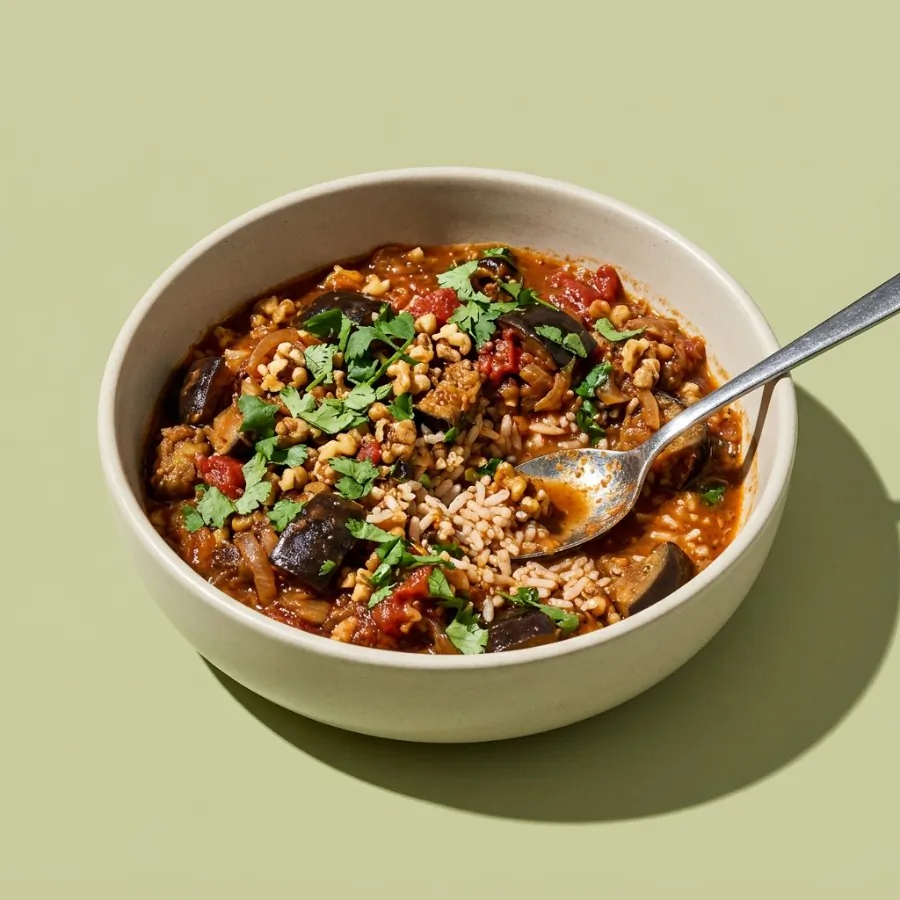 Georgian-style walnut and aubergine stew, photo 3