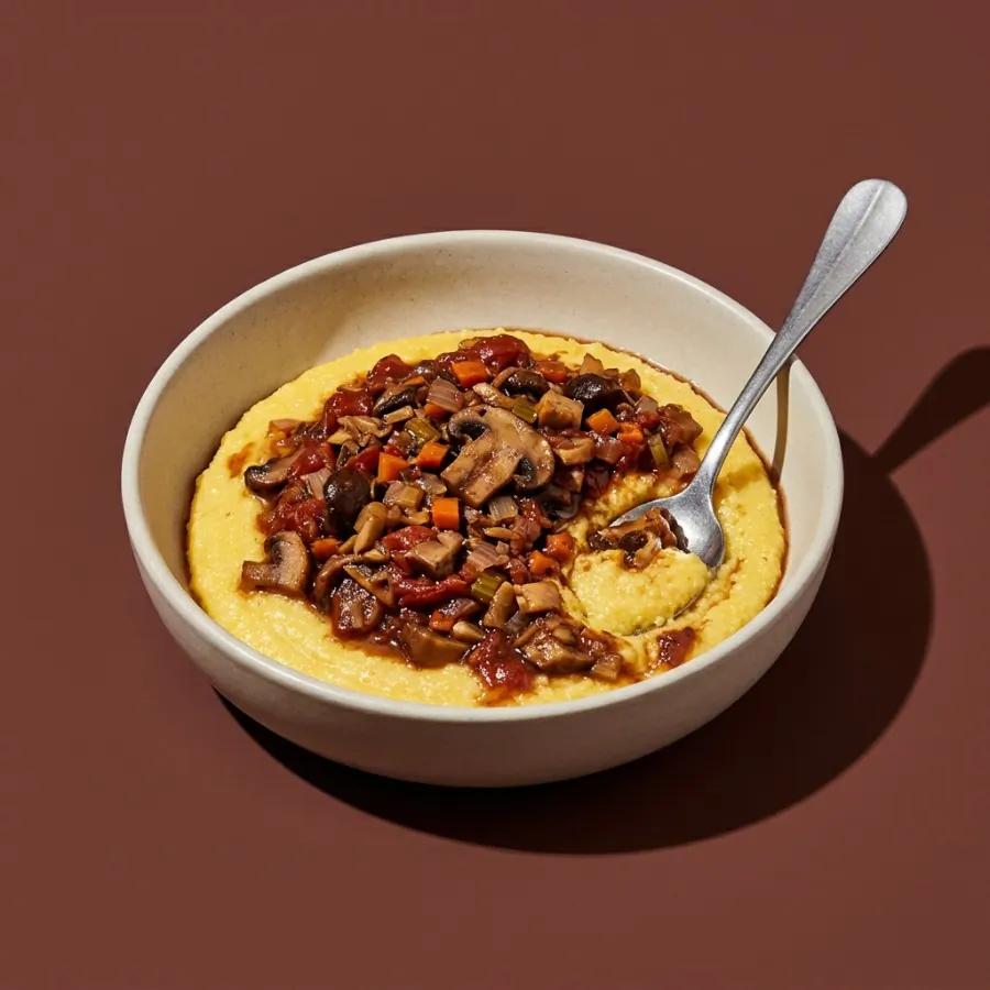 Mushroom ragu with polenta, photo 3