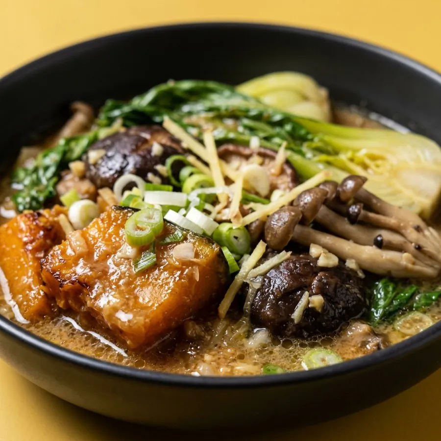 Miso squash and mushroom stew, photo 2