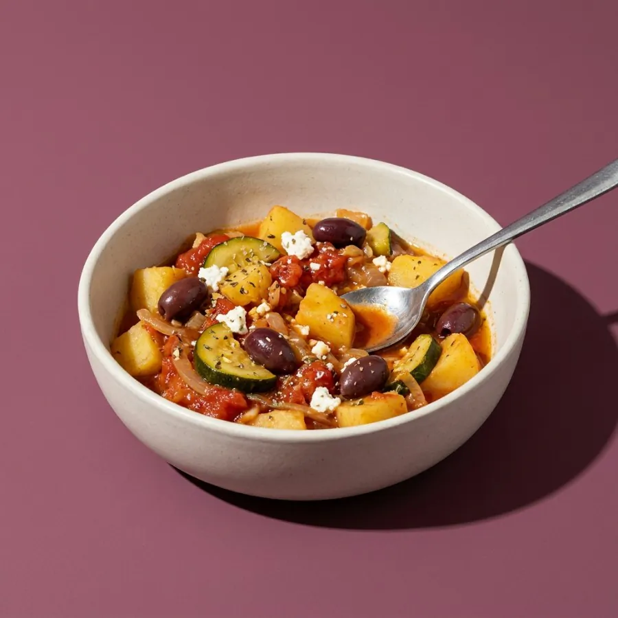 Greek potato and courgette stew, photo 3