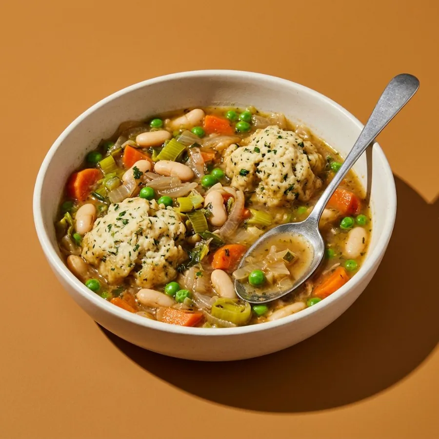 Vegetable stew with herb dumplings, photo 3