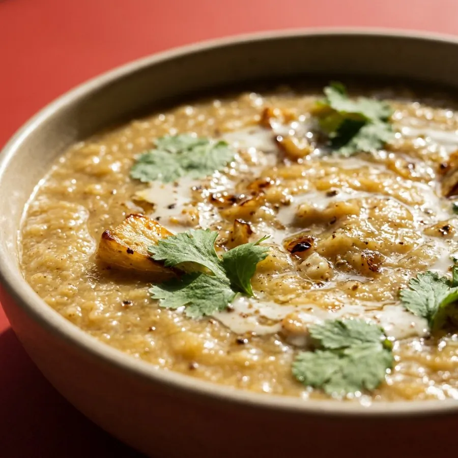 Spiced parsnip soup, photo 2