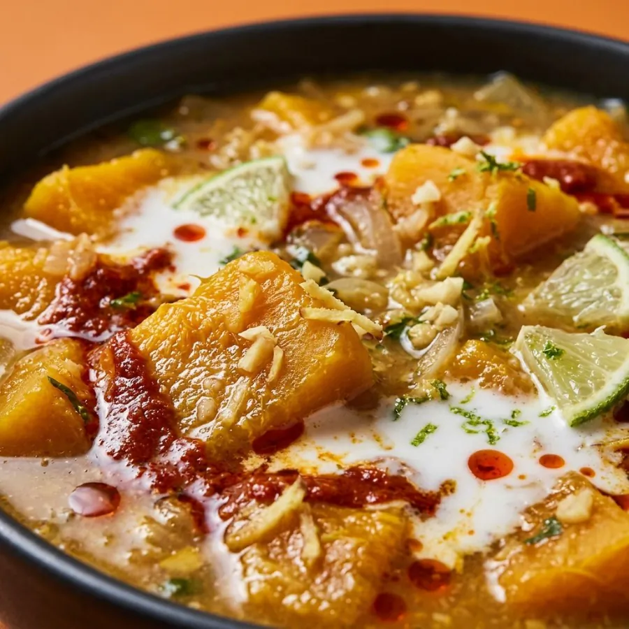 Thai-style squash and lime soup, photo 2