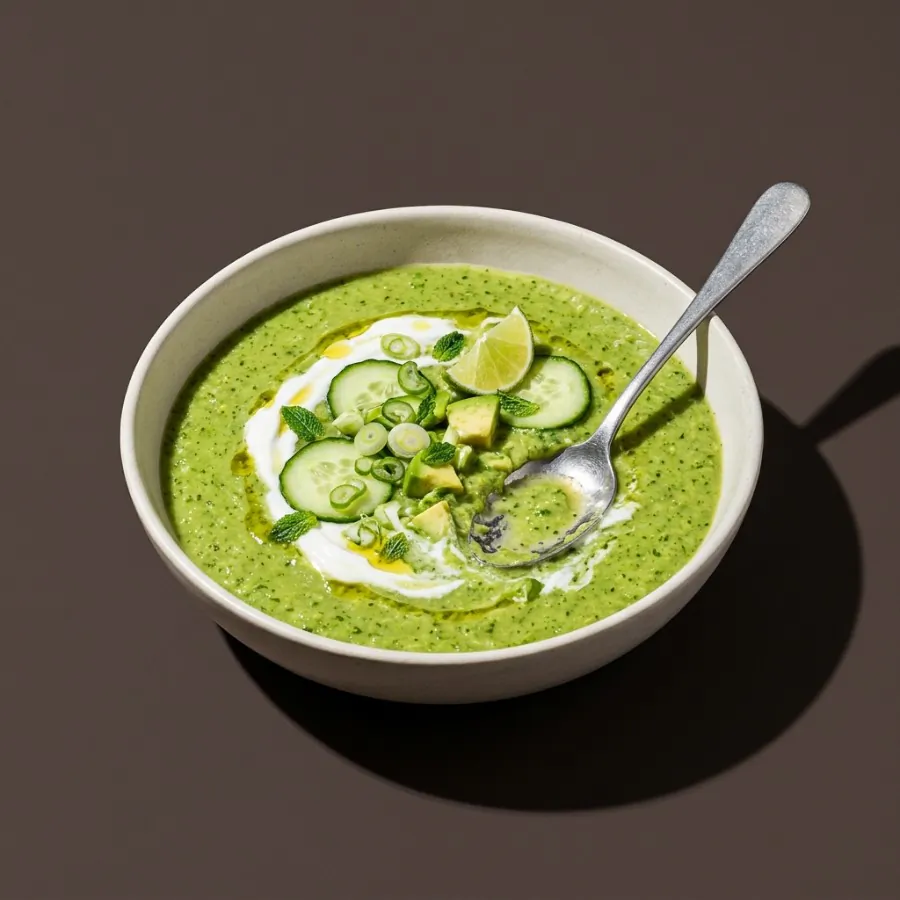 Kalte Avocado-Gurken-Suppe, Foto 3