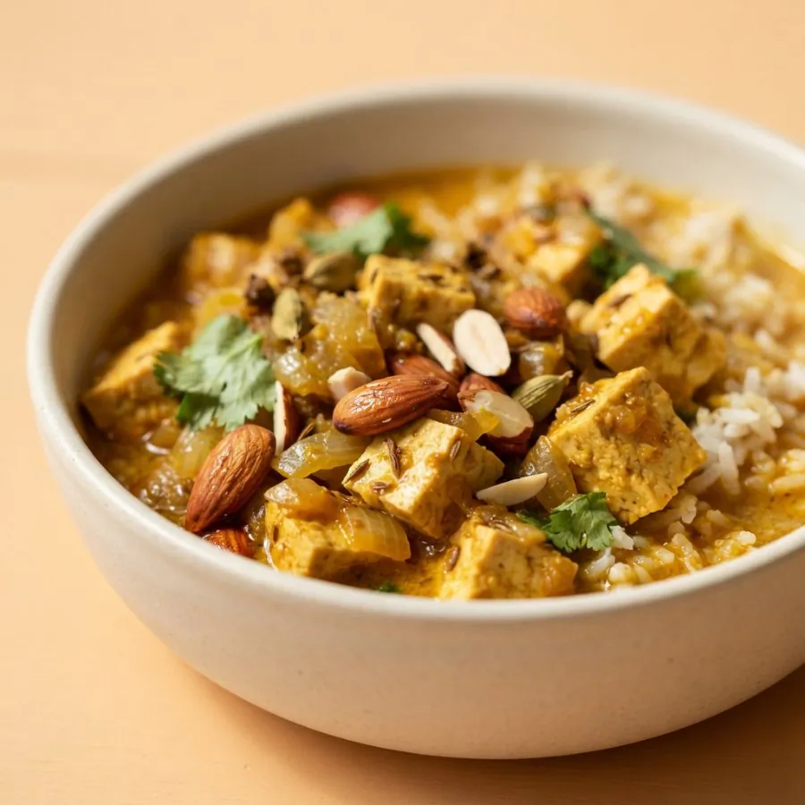 Korma mit Mandeln, Foto 2
