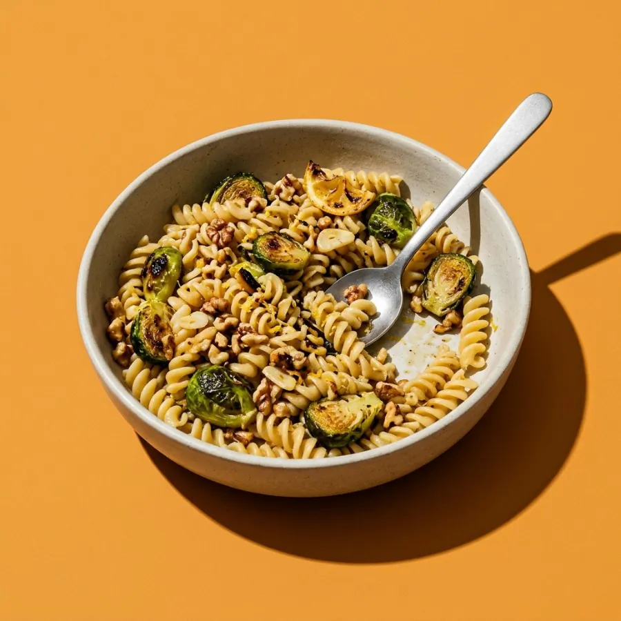 Brussels sprout, walnut and lemon pasta, photo 3