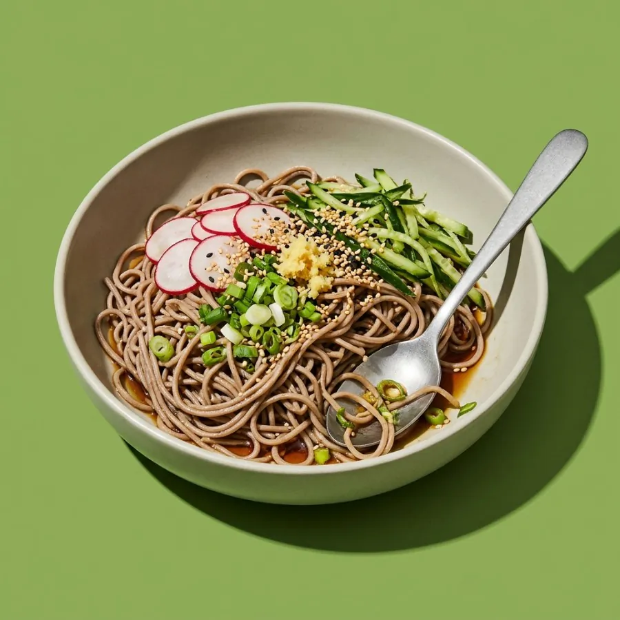 Soba frio com rabanete e cebolinha, foto 3
