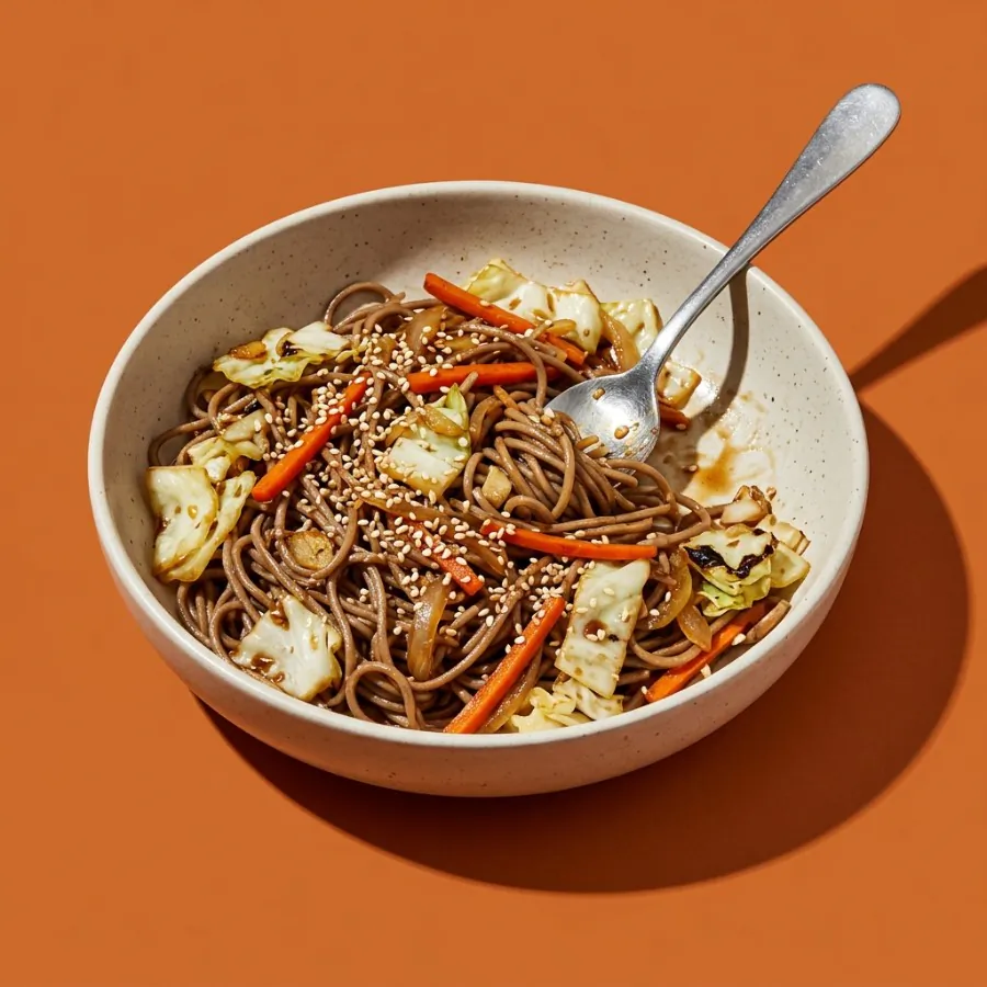 Yakisoba-style noodles with cabbage, photo 3