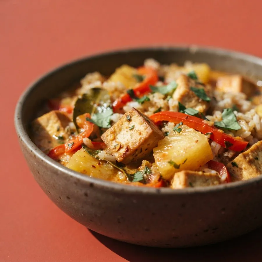 Pineapple and tofu red curry, photo 2