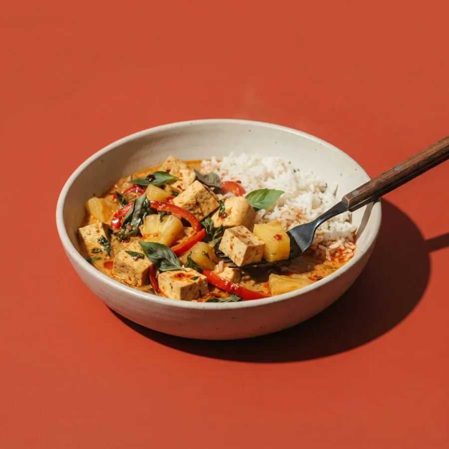 Pineapple and tofu red curry, photo 3