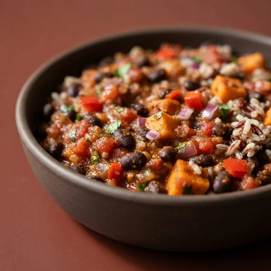 Black bean and sweet potato chilli, photo 2