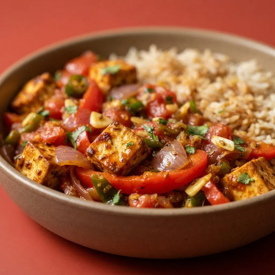 Paneer-style tofu jalfrezi, photo 2