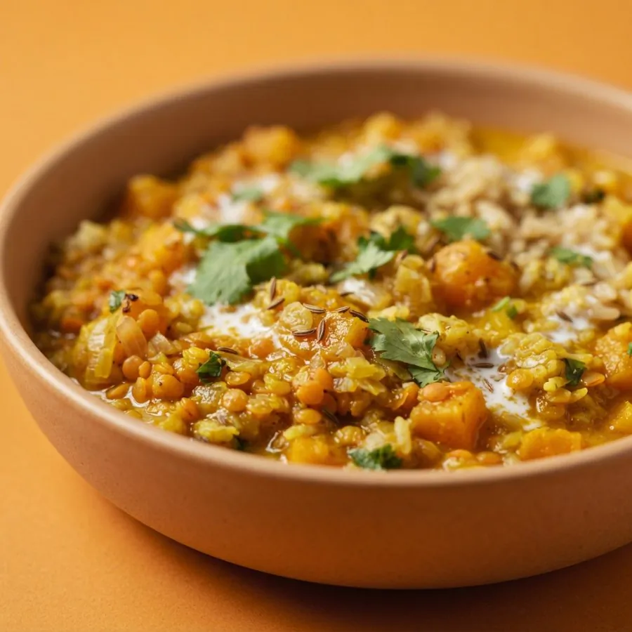 Pumpkin and lentil curry, photo 2