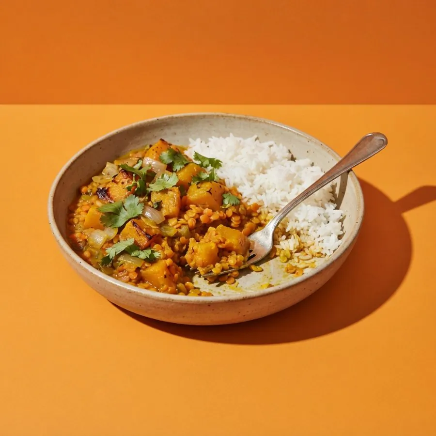 Pumpkin and lentil curry, photo 3