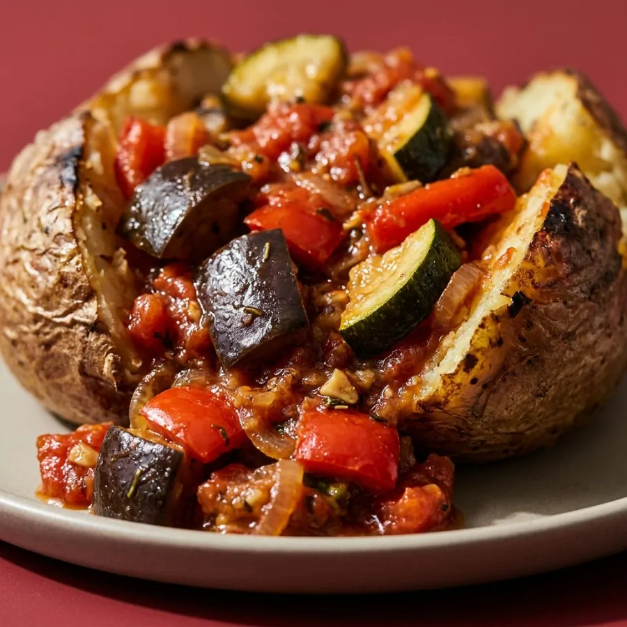 Ratatouille jacket potatoes, photo 2