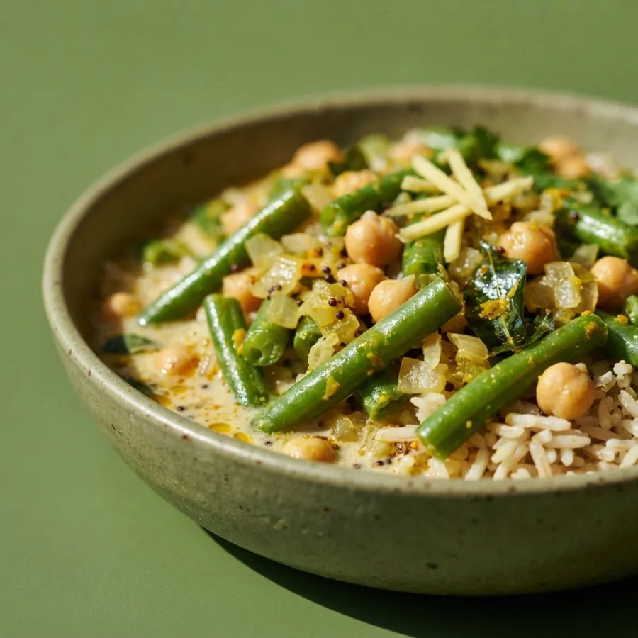 Green bean and coconut curry, photo 2