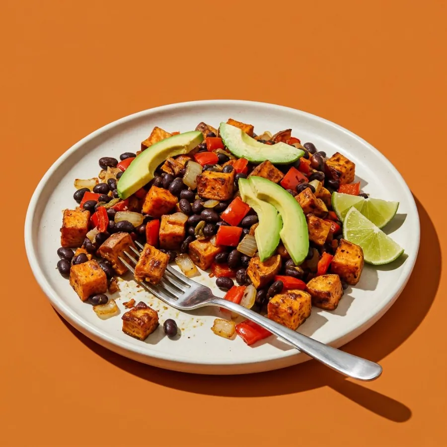 Sweet potato and black bean breakfast hash, photo 3