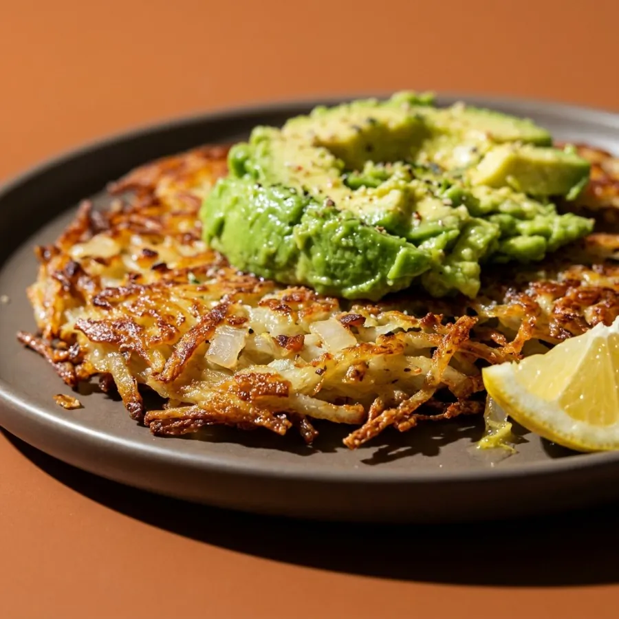 Crispy potato rösti with avocado, photo 2