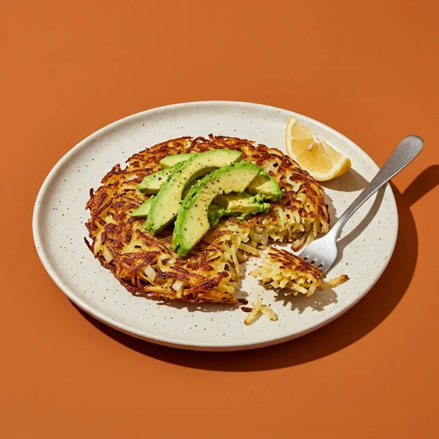 Crispy potato rösti with avocado, photo 3