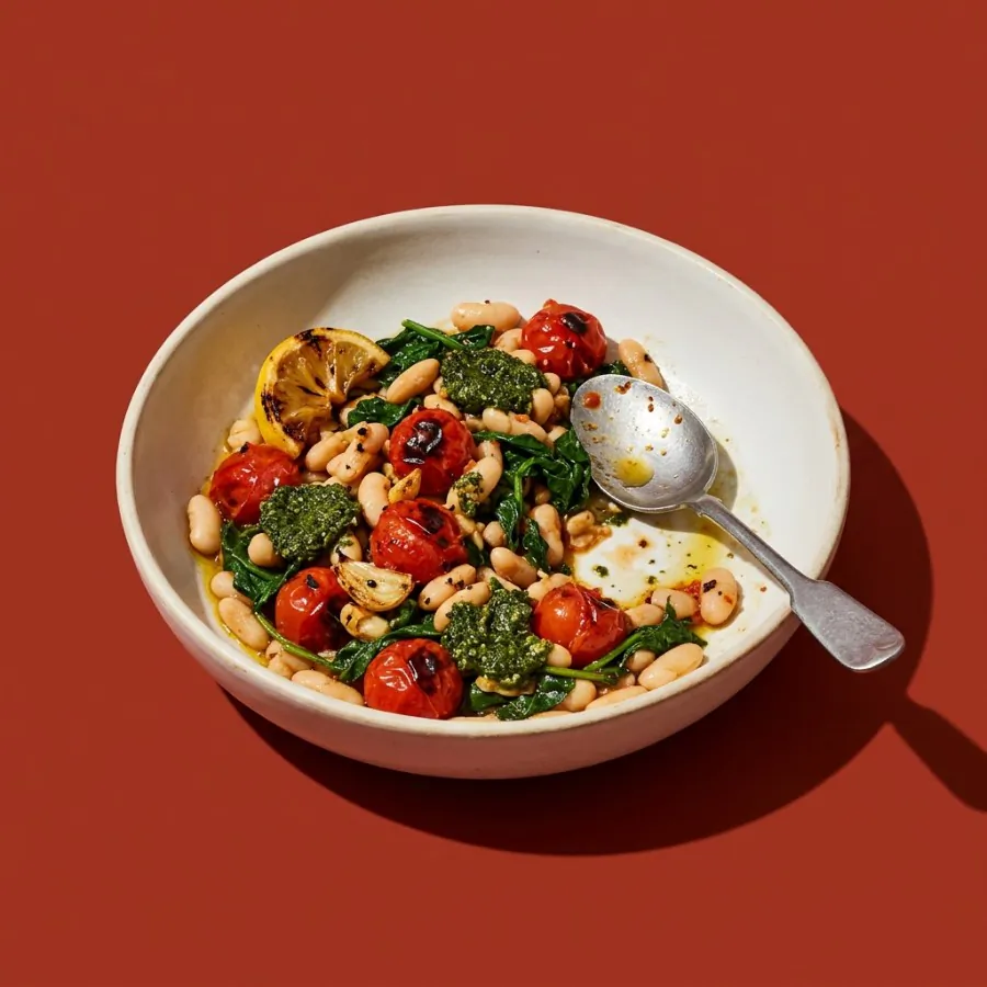 Roast tomato and white bean breakfast bowls, photo 3