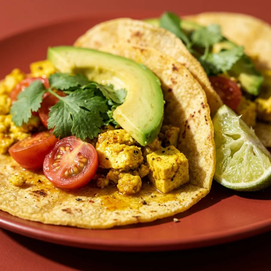 Scrambled tofu breakfast tacos, photo 2