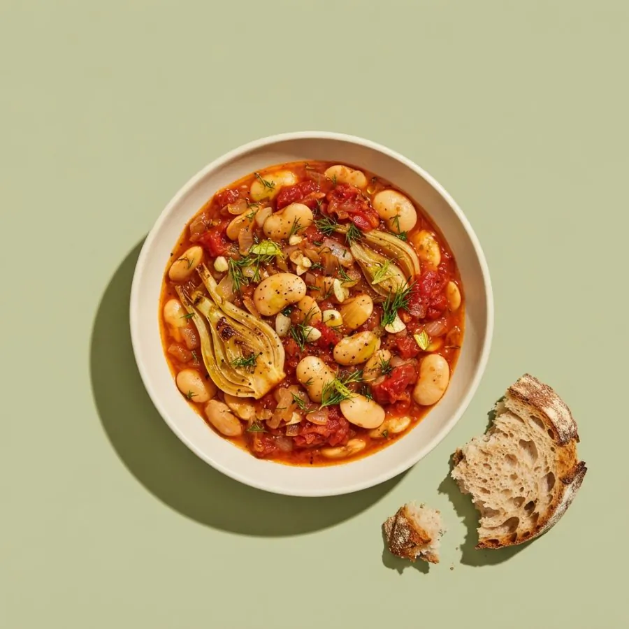 Butter bean and fennel stew