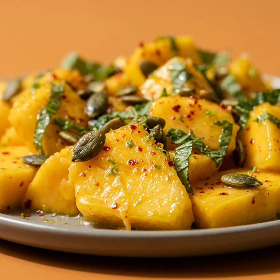 Chilli lime mango with pumpkin seeds, photo 2