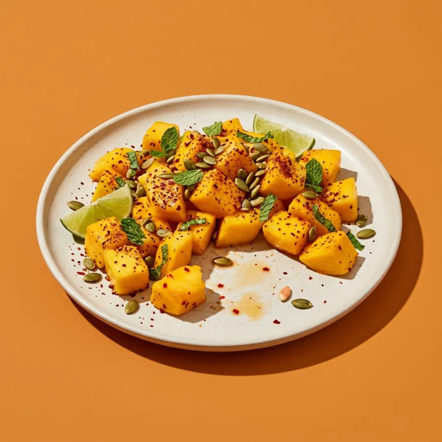 Chilli lime mango with pumpkin seeds, photo 3