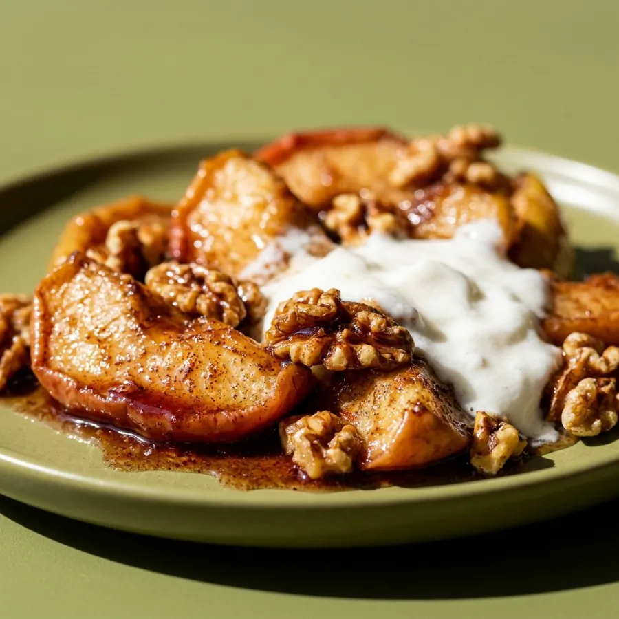 Baked cinnamon apples with walnuts, photo 2