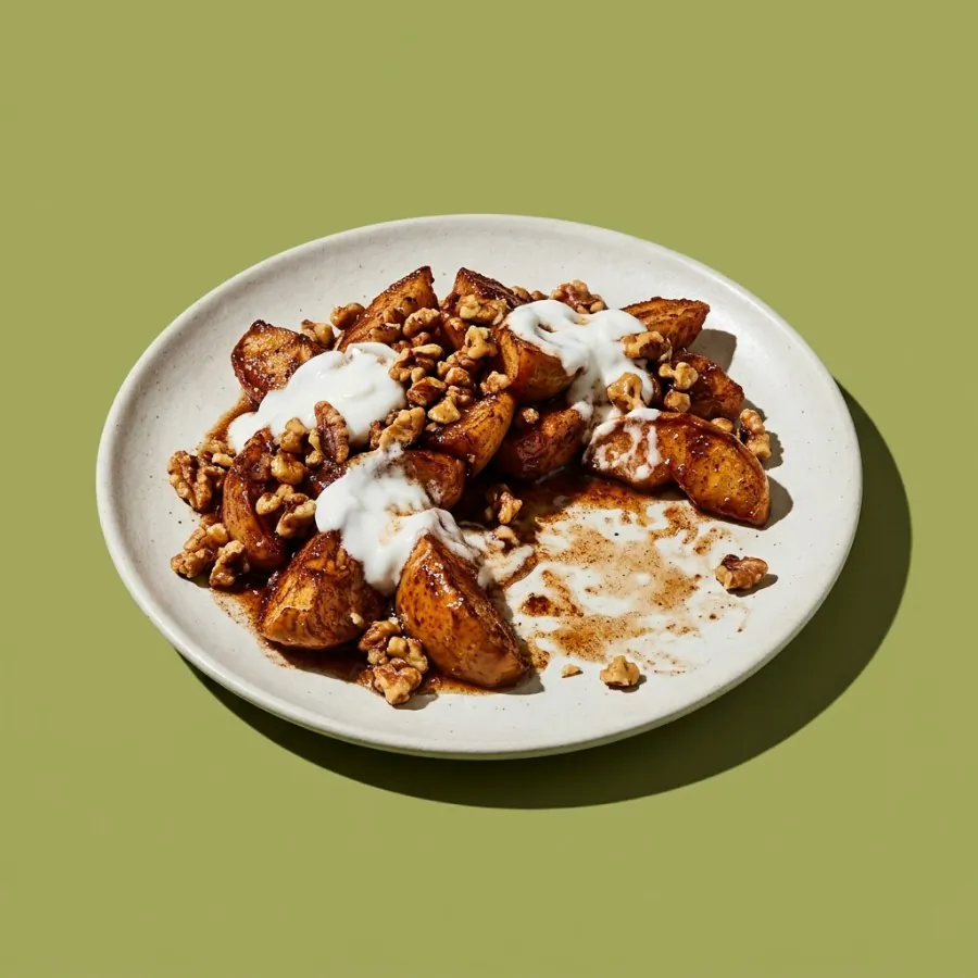 Baked cinnamon apples with walnuts, photo 3