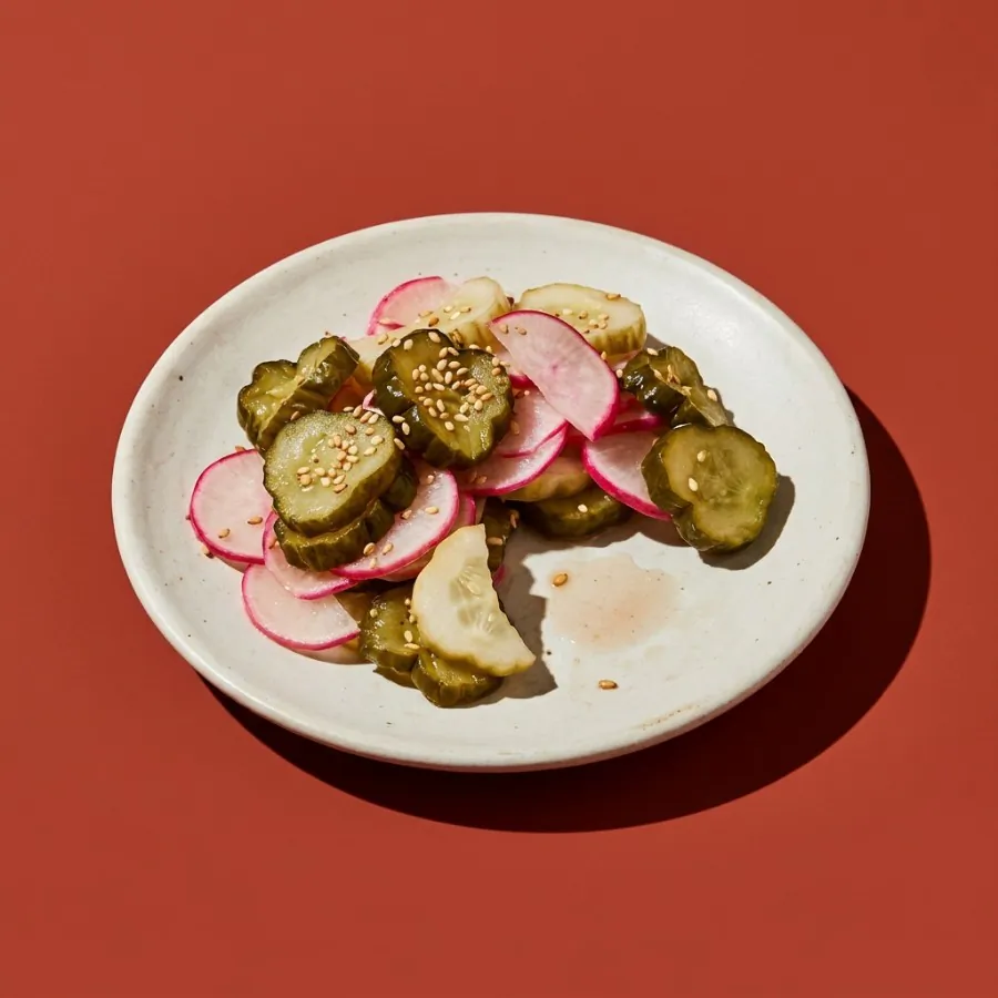 Pickled radish and cucumber, photo 3