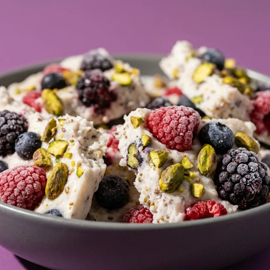 Berry coconut yogurt bark, photo 2