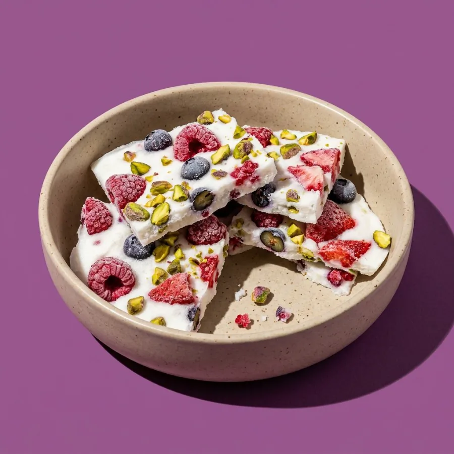 Berry coconut yogurt bark, photo 3