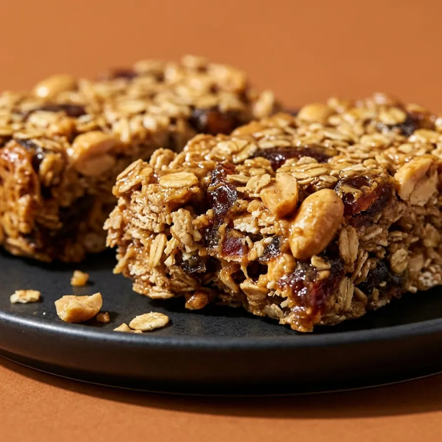 Date and peanut oat bars, photo 2