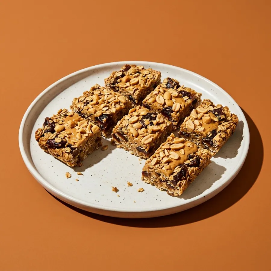 Date and peanut oat bars, photo 3