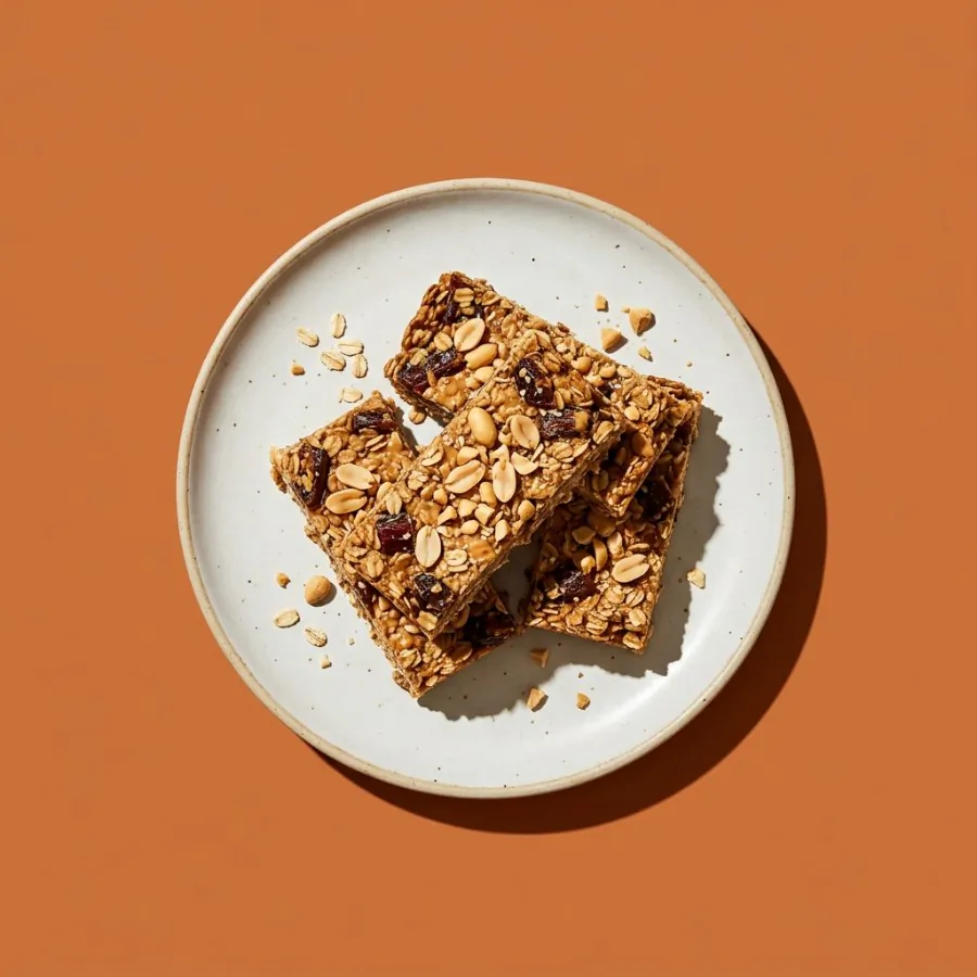 Date and peanut oat bars