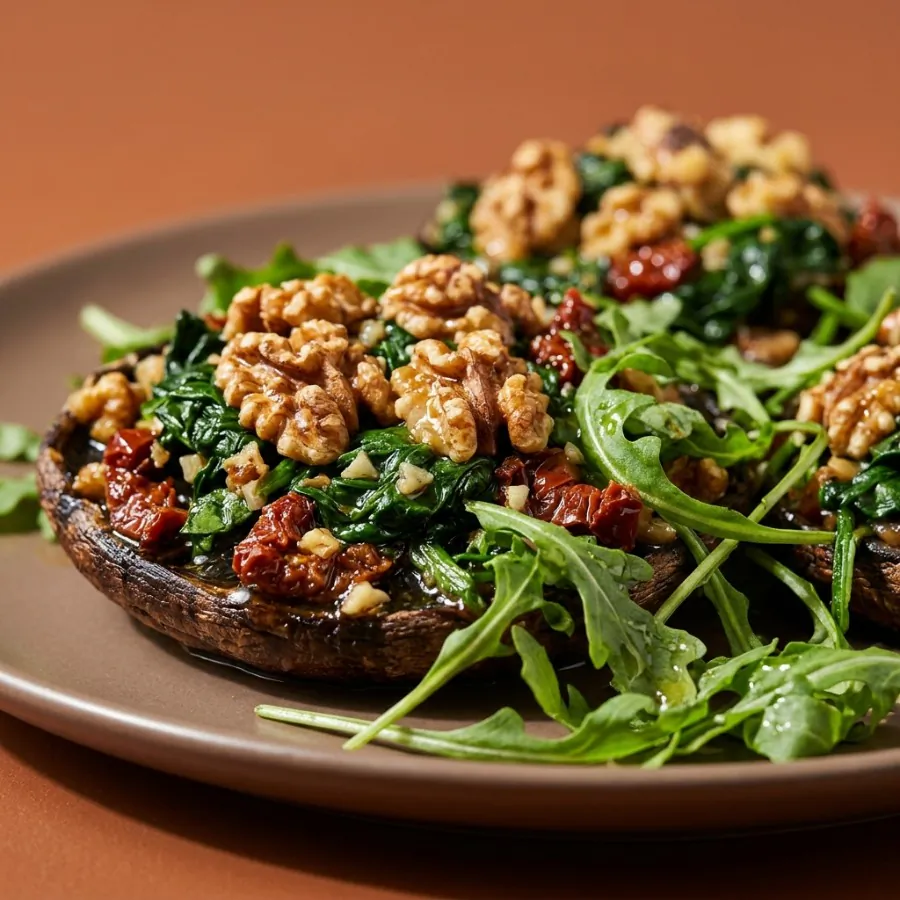 Walnut-stuffed portobello mushrooms, photo 2