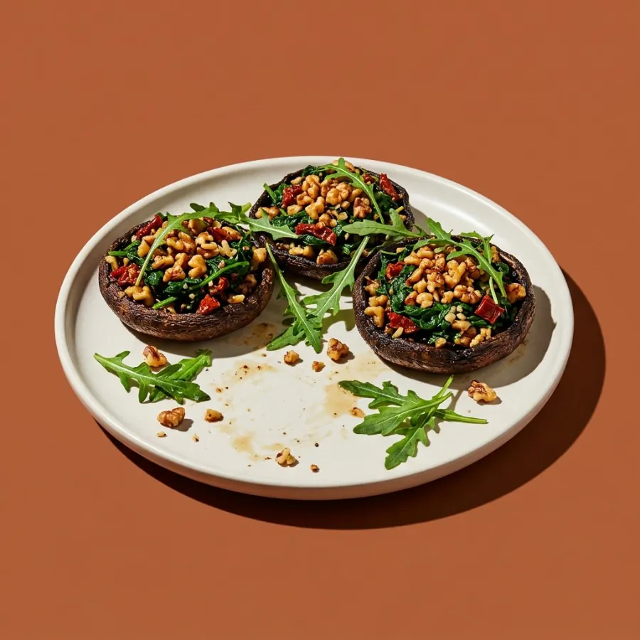Walnut-stuffed portobello mushrooms, photo 3