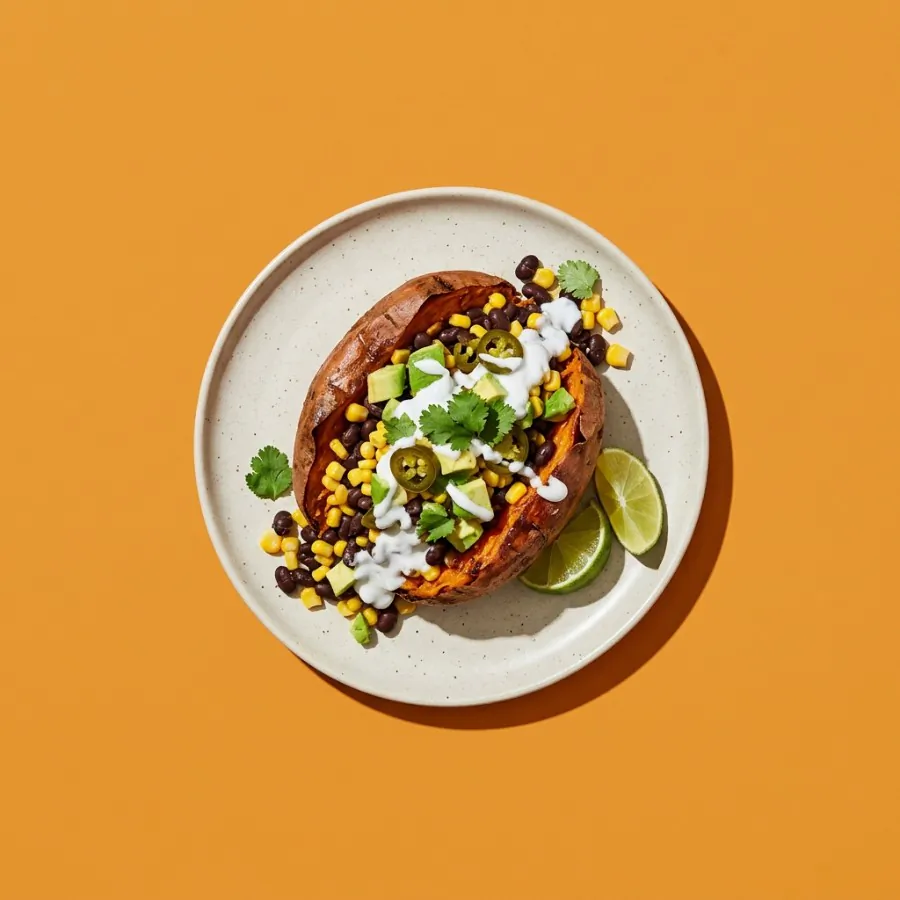 Loaded sweet potato bar