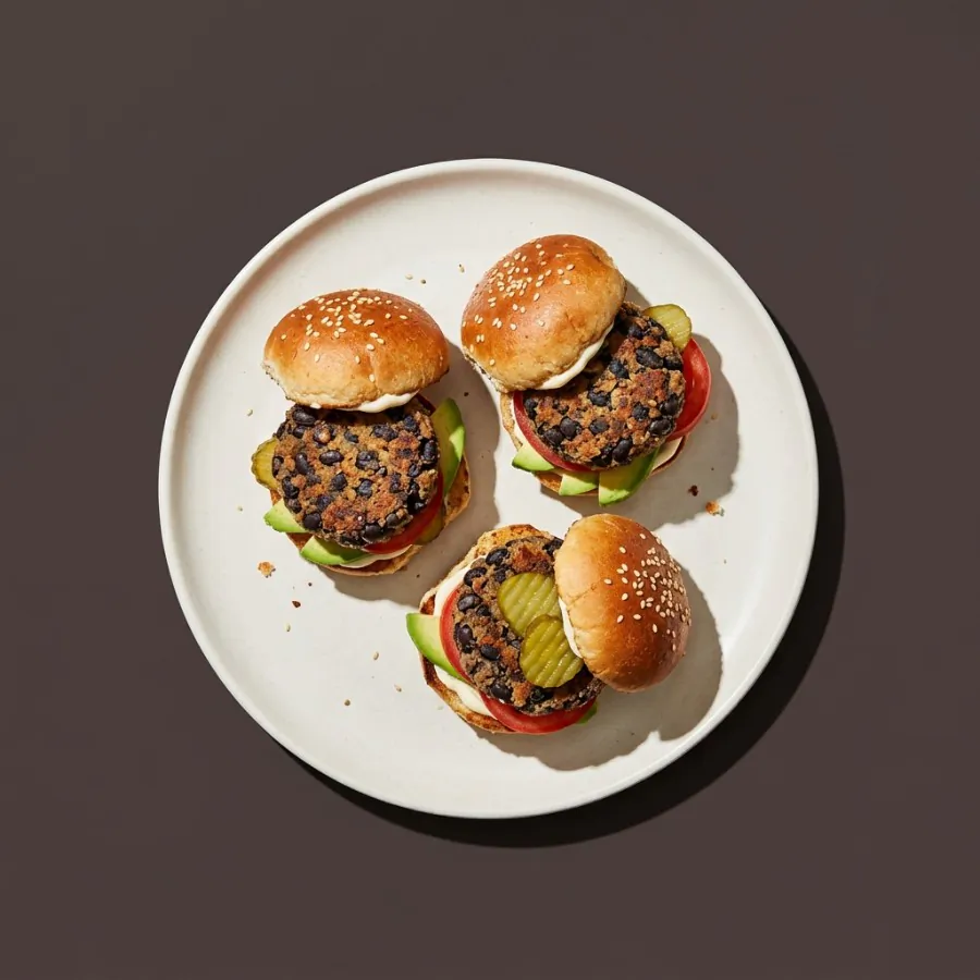 Black bean sliders