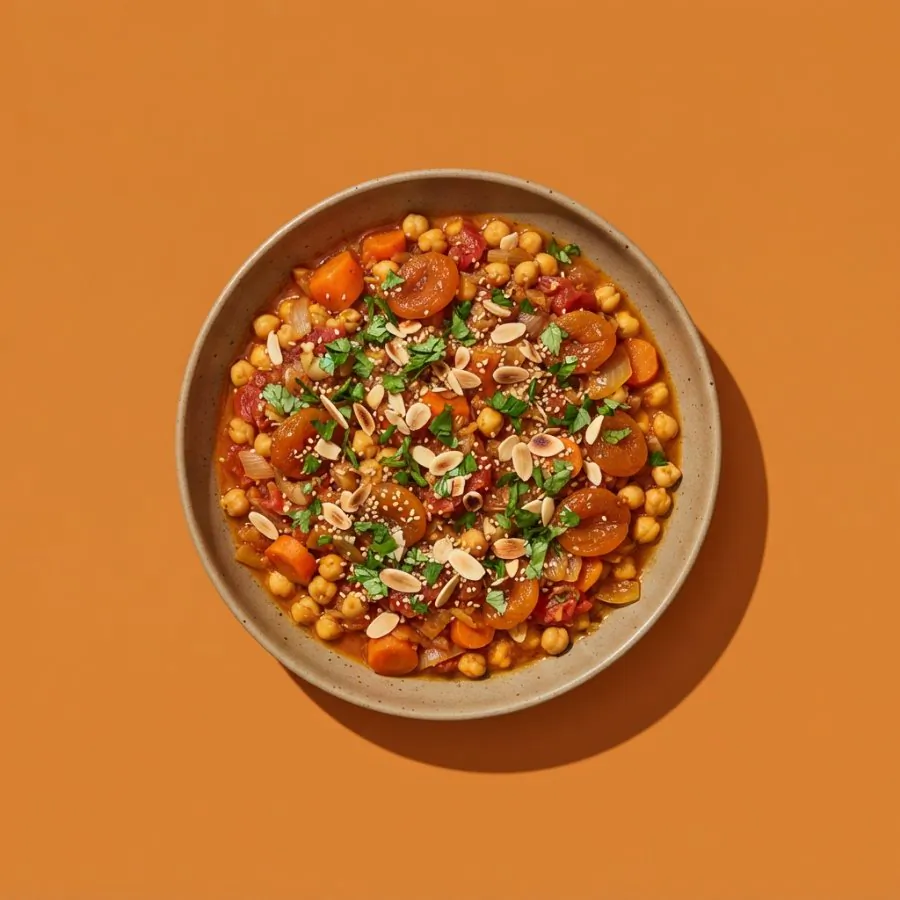 Moroccan chickpea tagine