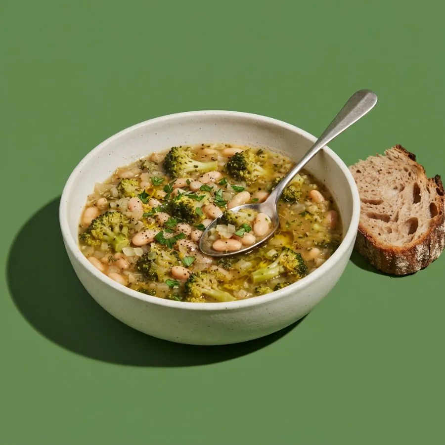 Broccoli and white bean soup, photo 3