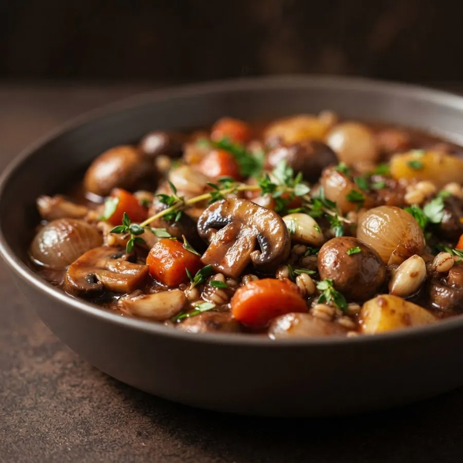 Mushroom bourguignon, photo 2