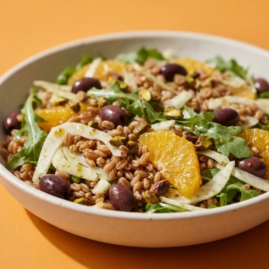 Farro, fennel and orange salad, photo 2