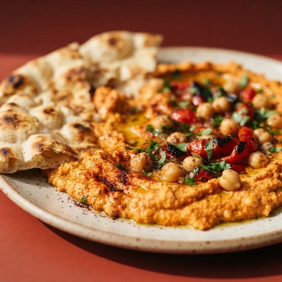 Roast red pepper hummus, photo 2