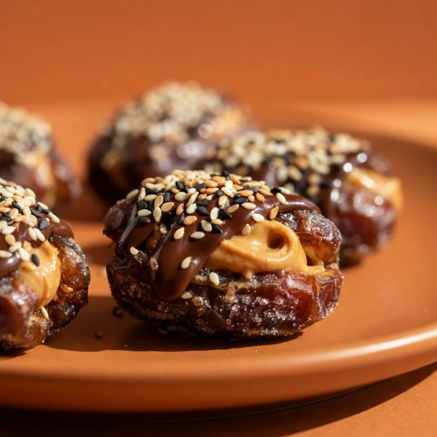 Dates with peanut butter, photo 2