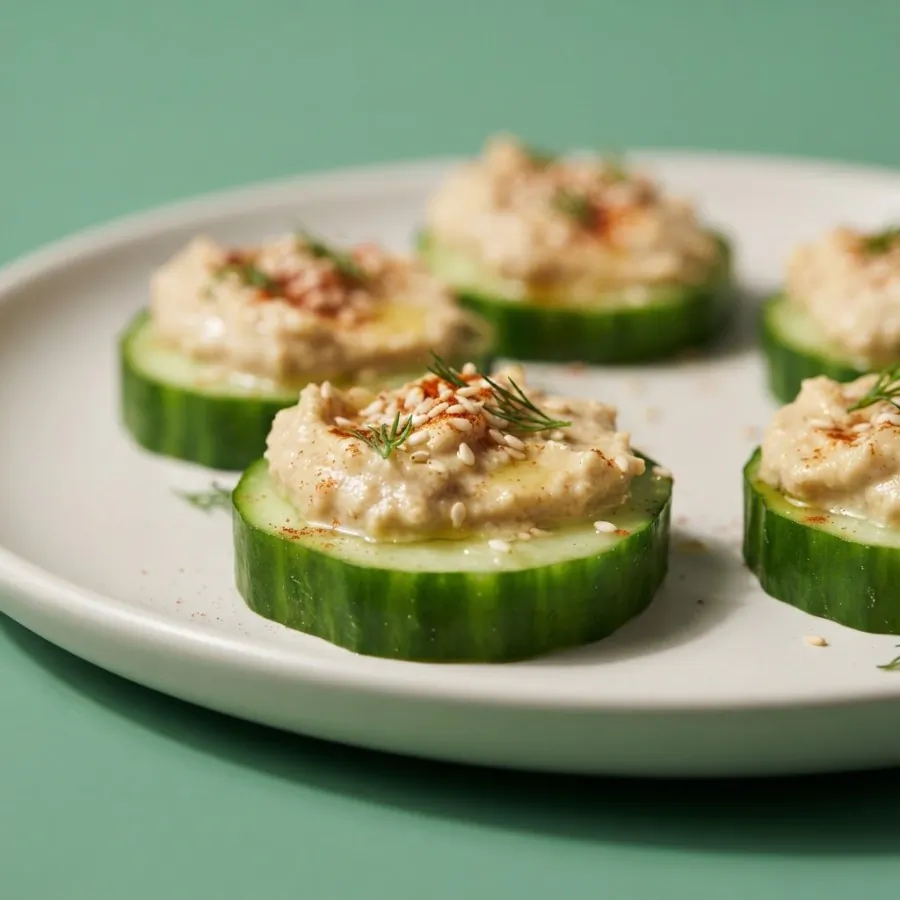 Bocaditos de pepino y tahini, foto 2